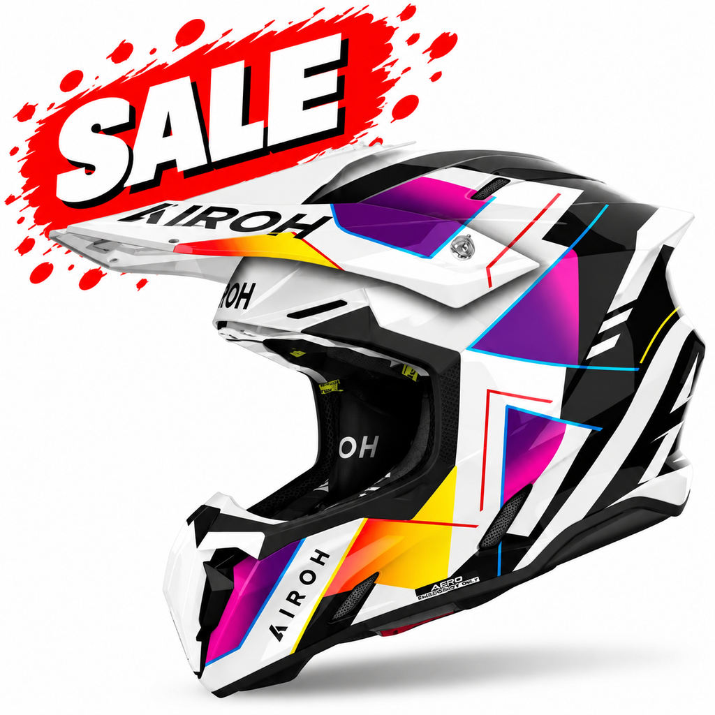Airoh Twist 3 Rainbow Gloss MX Helmet