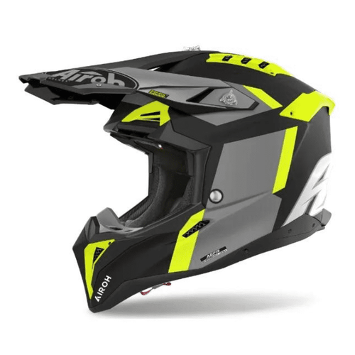 Airoh Aviator 3 Glory Yellow Matt MX helmet 22:06