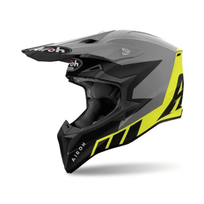 Airoh Wraaap Reloaded Yellow Matt MX Helmet