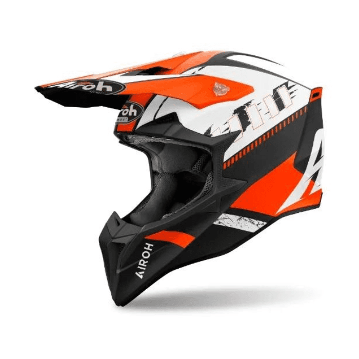 Airoh Wraaap Feel Orange Matt MX Helmet