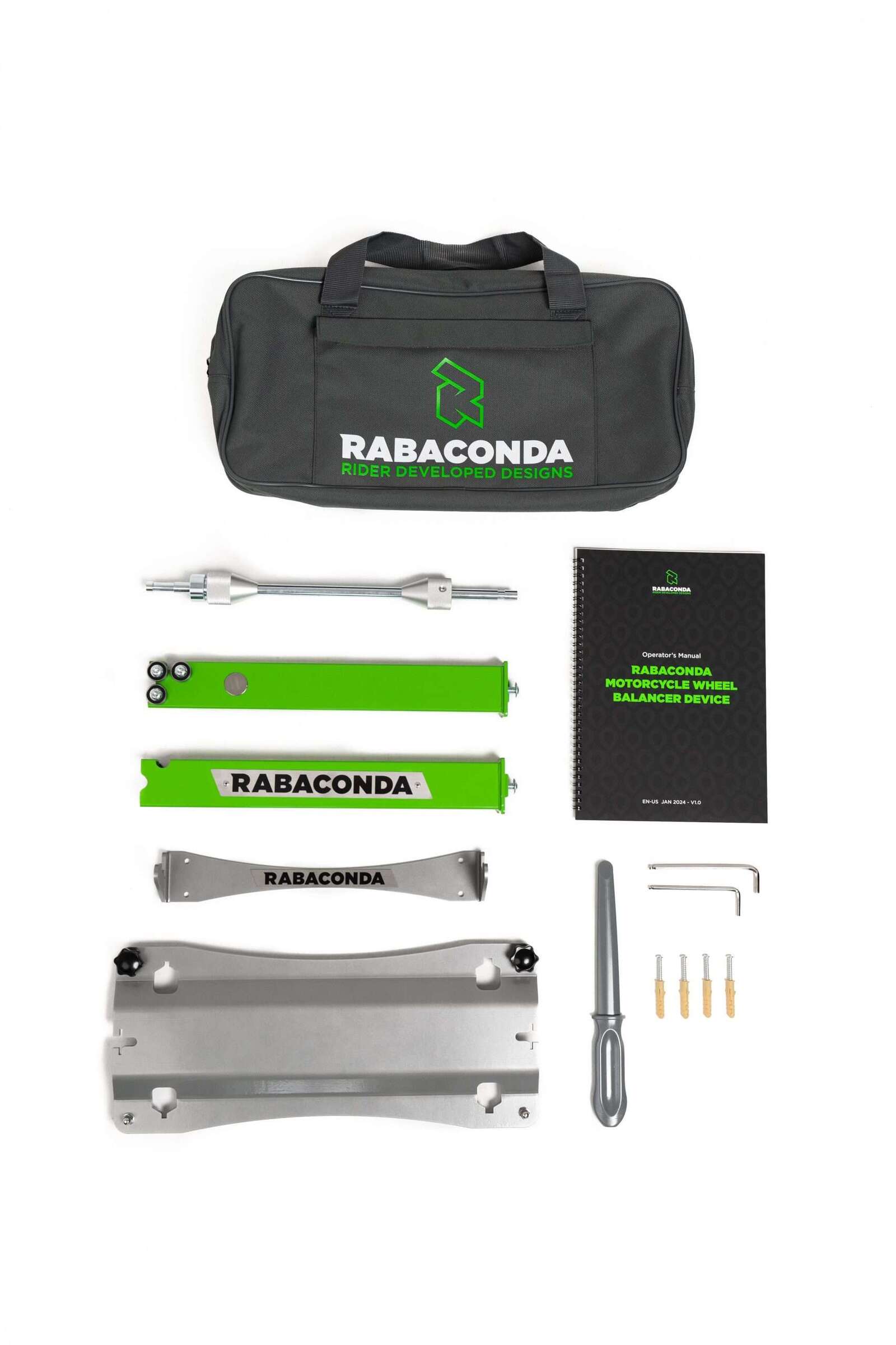 Rabaconda Motorcycle Wheel Balancer