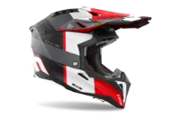 Airoh Aviator 3 Monach Grey/Red Matt MX Helmet