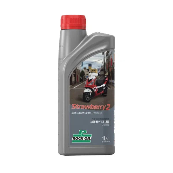 Rock Oil Strawberry 2-Stroke Injector Oil - 1L