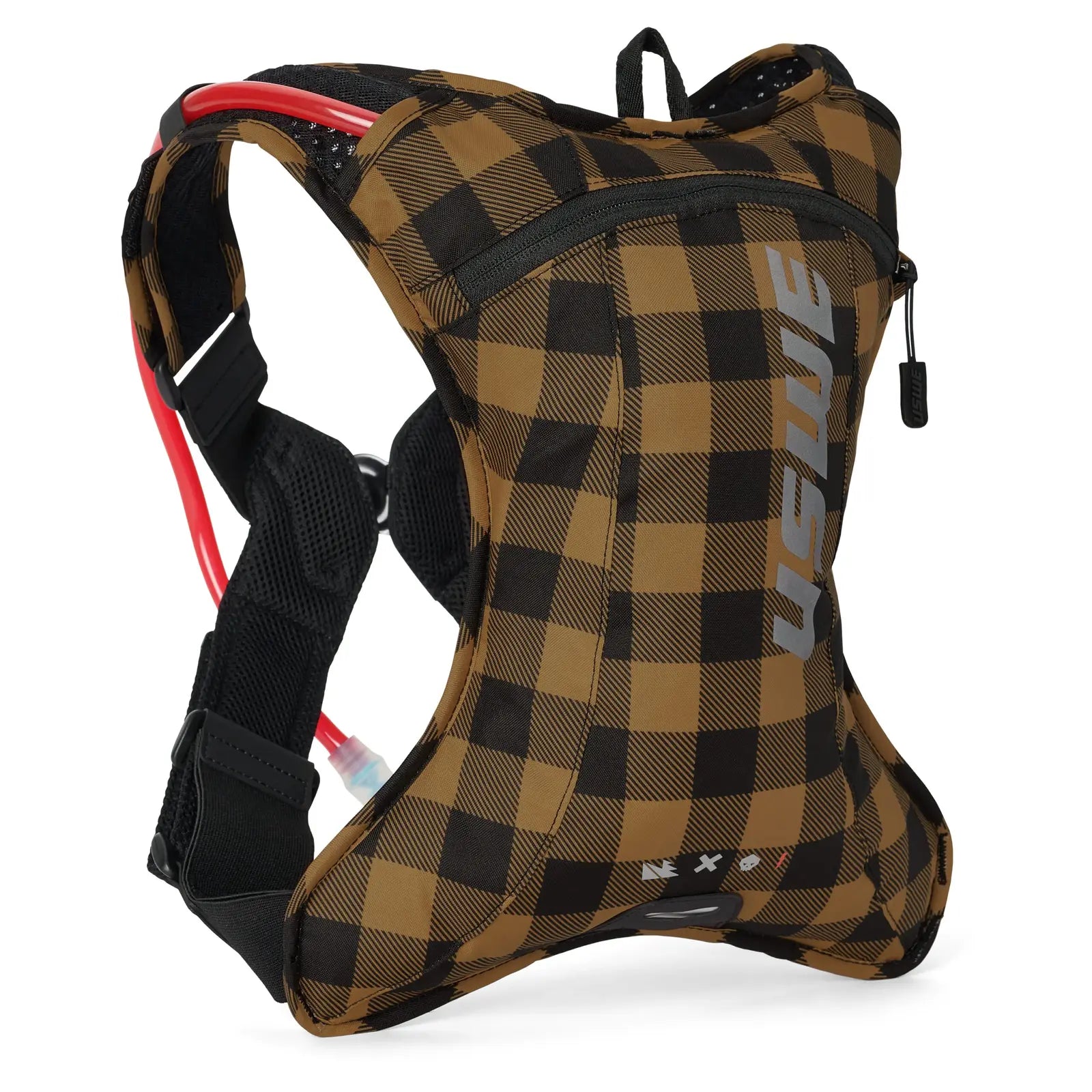 USWE Outlander XC 2 Hydration Pack with 1.5L Elite Bladder – Flannel Bronze/Black