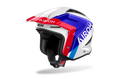 Airoh TRR2 Hunt Blue/Red Gloss Trials Helmet