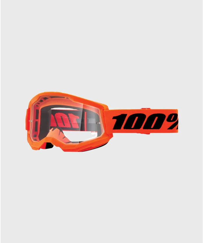 100% Strata 2 Clear Lens Goggles