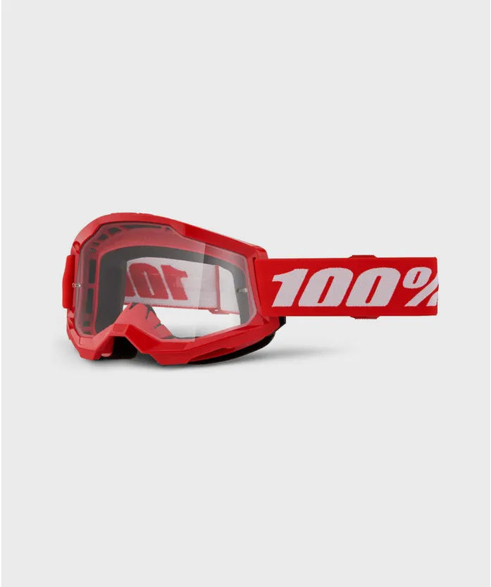 100% Strata 2 Clear Lens Goggles