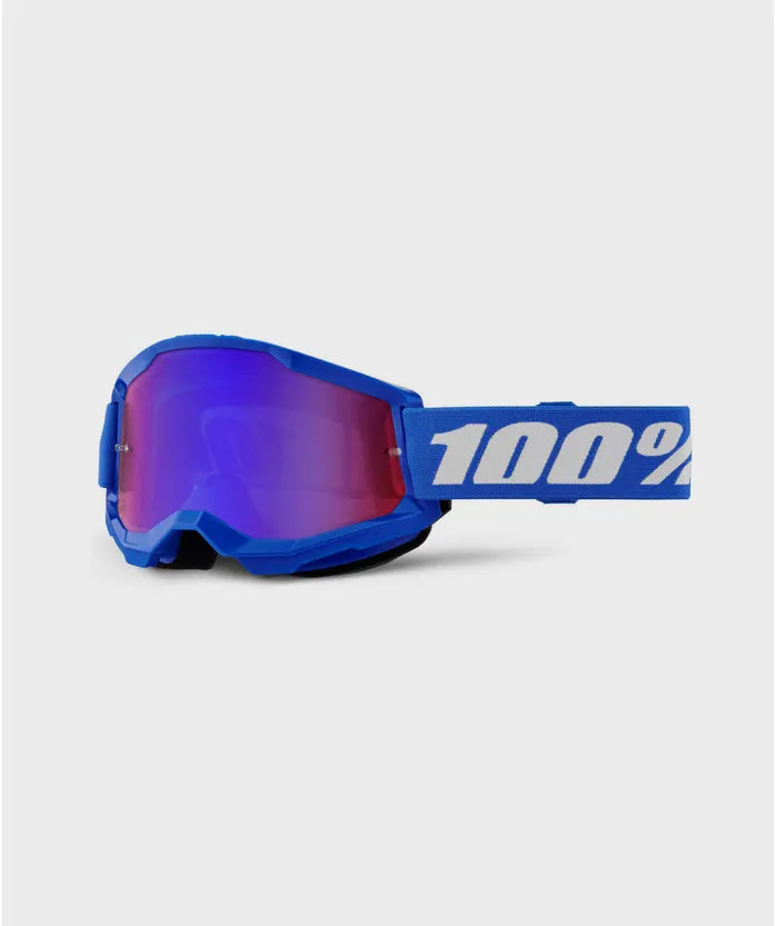 100% Strata 2 Mirrored Lens Goggles