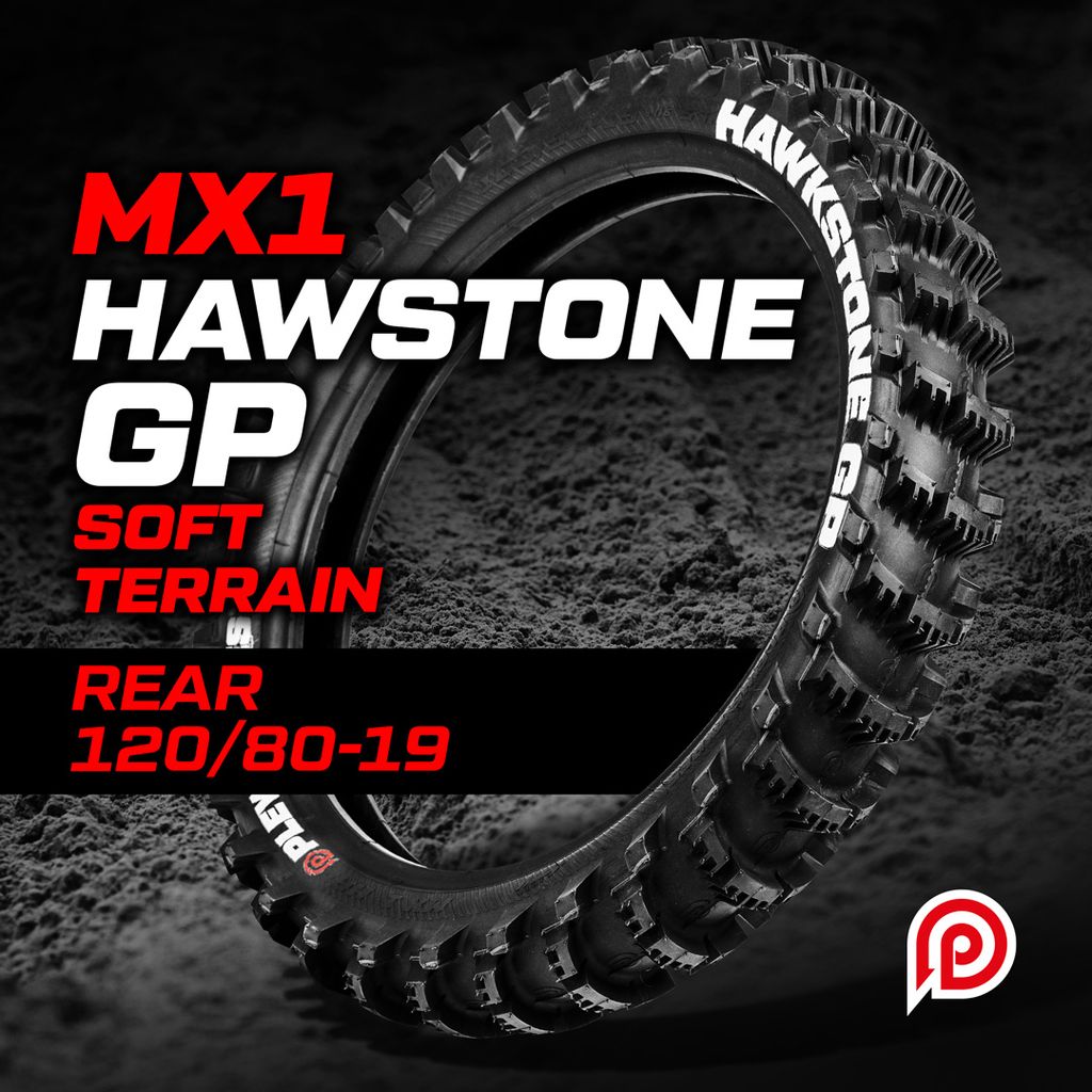 PLEWS TYRES MX1 HAWKSTONE GP SAND PADDLE REAR