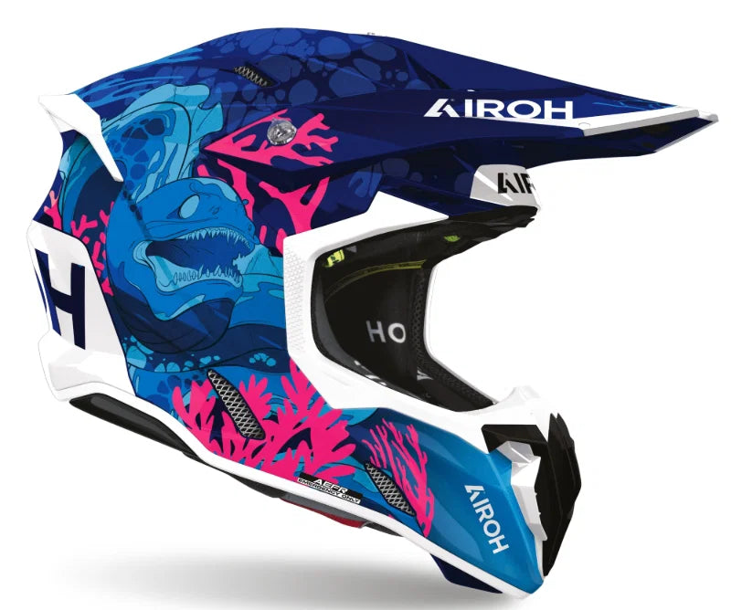 AIROH TWIST 3 UNDERWATER GLOSS MX HELMET