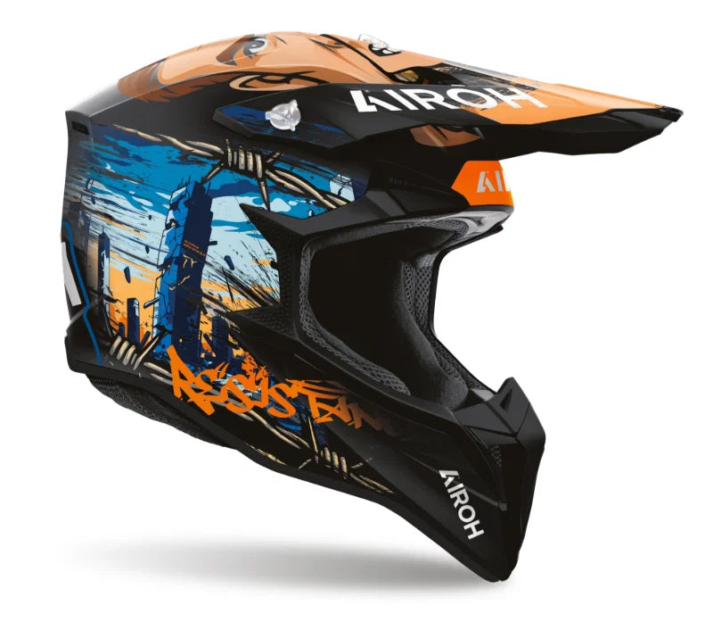 AIROH WRAAAP GEAR MATT MX HELMET