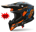 AIROH WRAAAP GEAR MATT MX HELMET