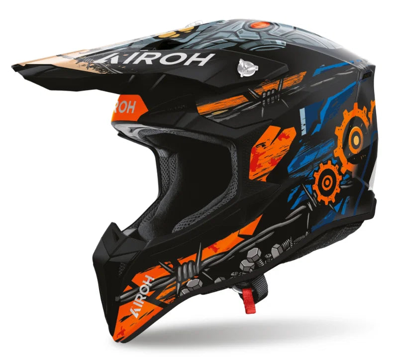 AIROH WRAAAP GEAR MATT MX HELMET