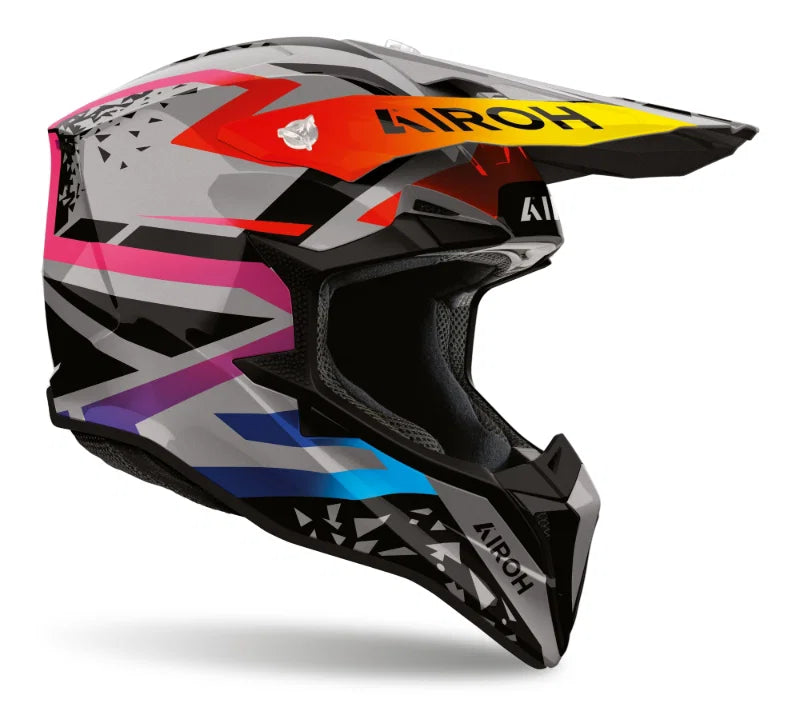 AIROH WRAAAP KARMA GLOSS MX HELMET