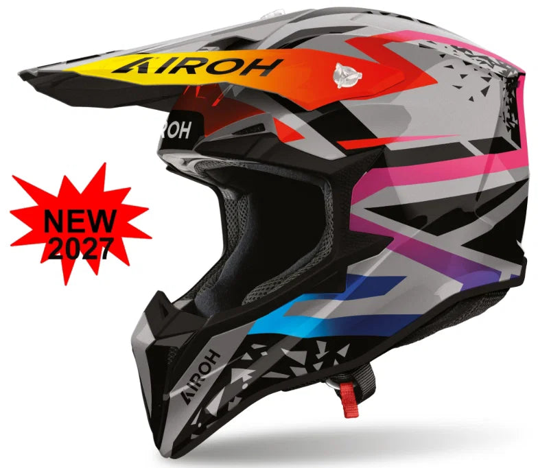 AIROH WRAAAP KARMA GLOSS MX HELMET