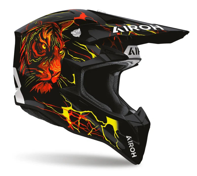 AIROH WRAAAP TYGER GLOSS MX HELMET