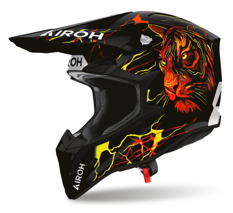 AIROH WRAAAP TYGER GLOSS MX HELMET