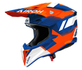 Airoh Wraaap Vision Orange/Blue Gloss MX Helmet